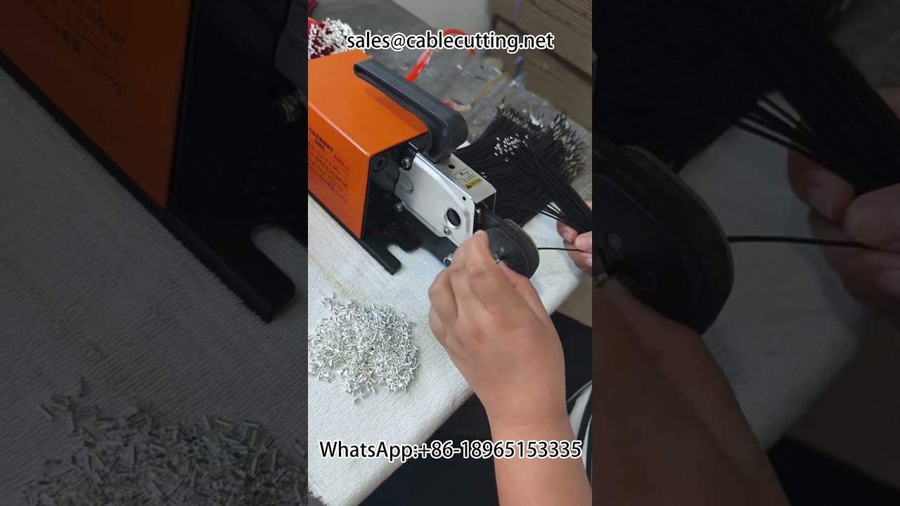 Macchina crimpatrice per terminali a tubo pneumatico – per cavi, fili e automazione industriale