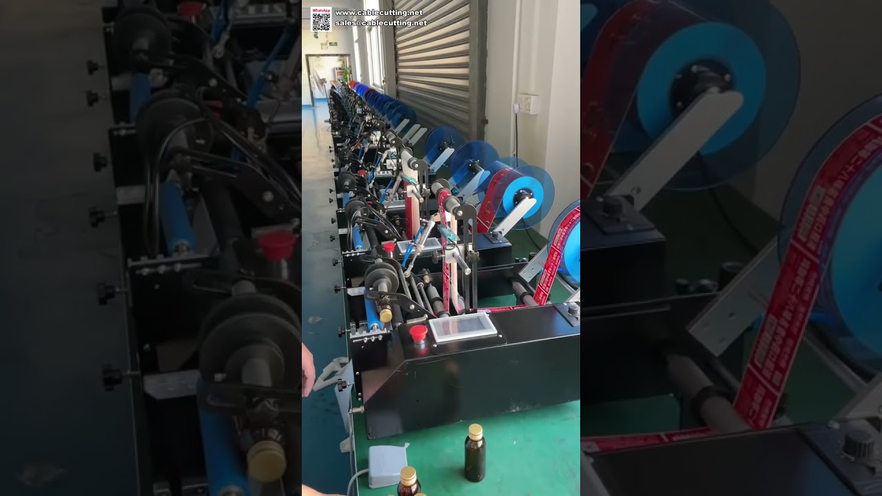 Macchina Etichettatrice Semi-Automatica per Bottiglie Rtonde con Alimentazione Manuale - Applicatore Veloce per Barattoli e Lattine