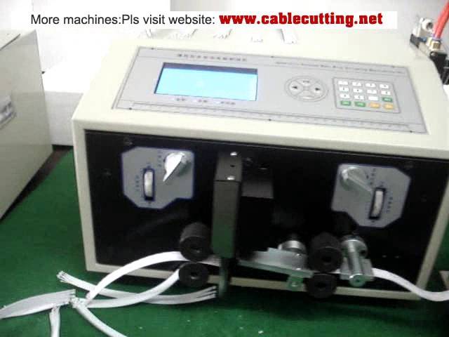 Macchina automatica per spellare, tagliare e dividere cavi piatti (WPM-09E+S)
