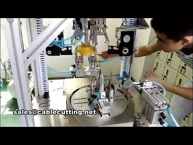 Macchina automatica per legatura a torsione a forma di O per cavi di rete lunghi – Avvolgimento e raggruppamento