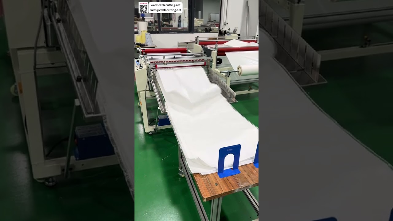 Macchina per Taglio Sacchi Tessuti: Produzione Lastre da 1 a 8 Metri con Alta Precisione
