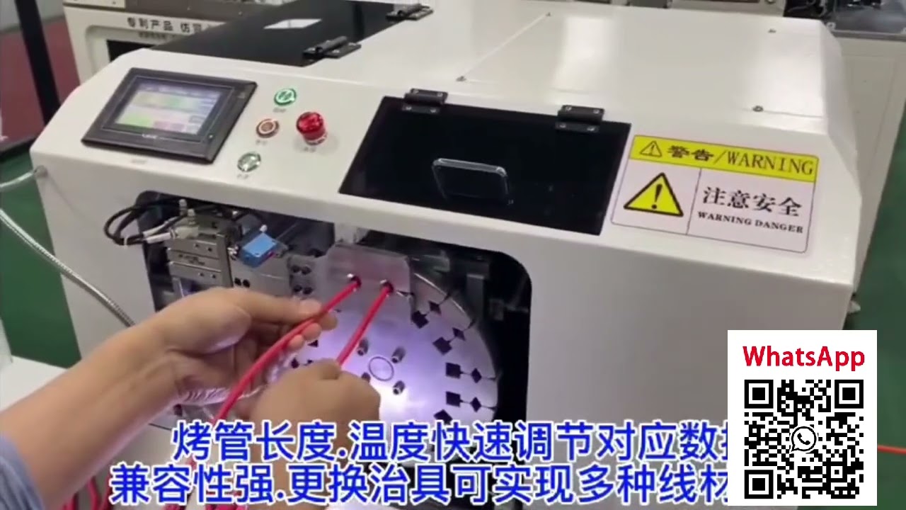 Macchina Applicatrice per Tubi Termorestringenti – Processo Efficiente per Cablaggi Industriali