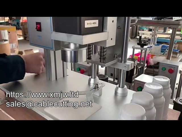 WPM 450: Tappatrice Semiautomatica da Banco ad Alta Velocità per Bottiglie in Plastica - La Più Venduta
