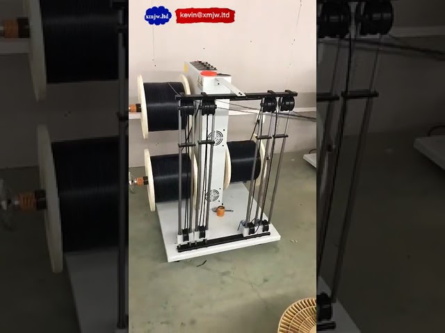 Macchina automatica per alimentazione cavi a quattro bobine - Sistema di svolgimento a quattro assi