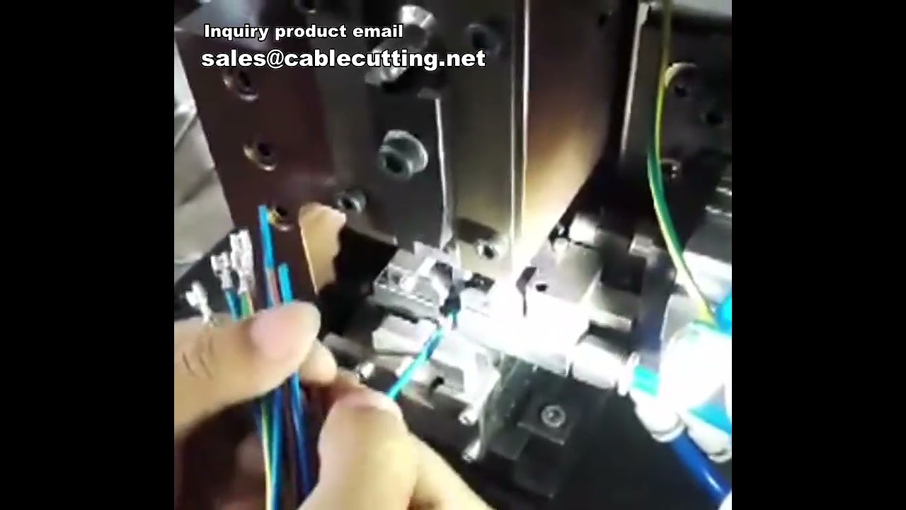 Macchina automatica crimpatrice terminali DC/AC - Spelafili e crimpatrice a filo