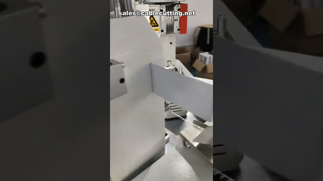 Macchina per Taglio, Spelatura e Crimpatura Automatica a Doppia Estremità per Cavi e Fili