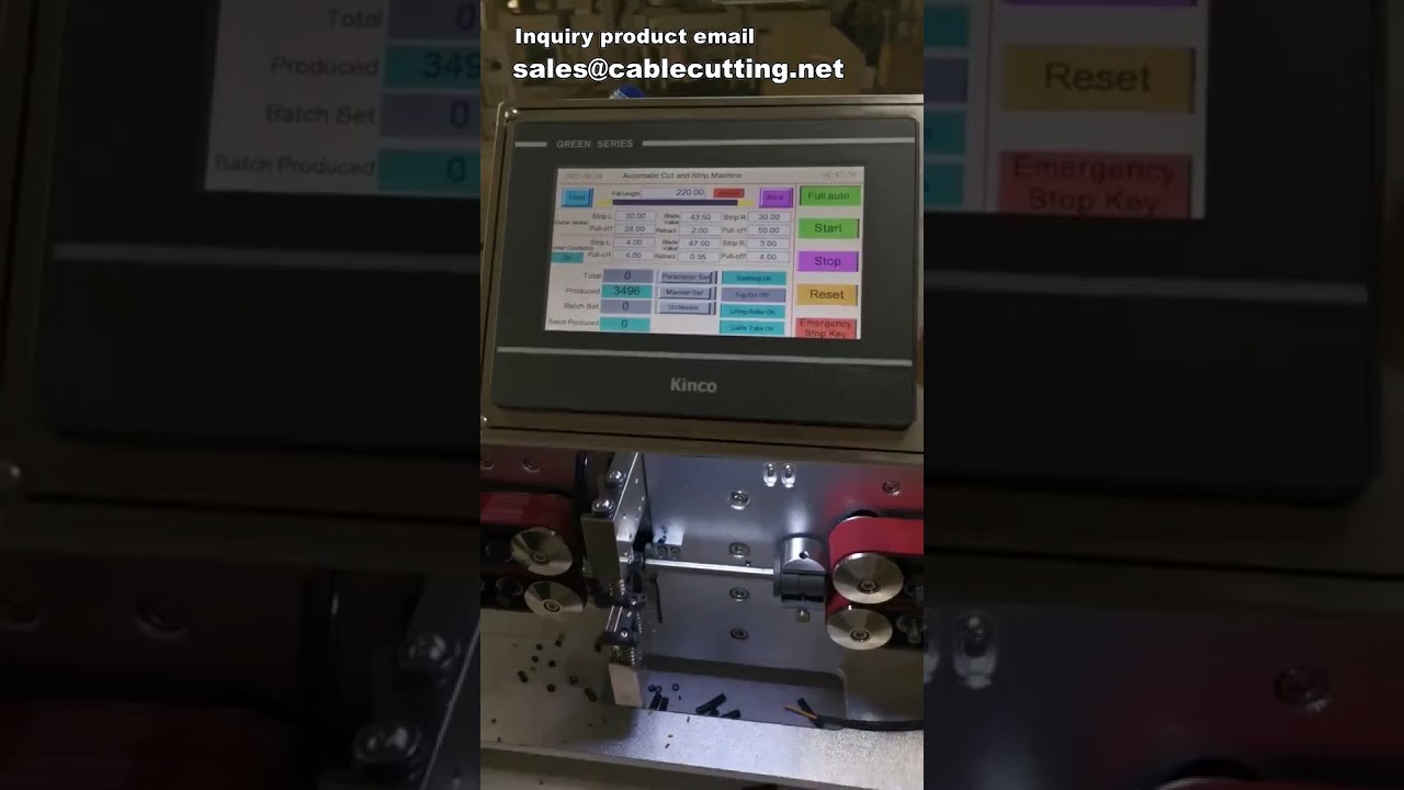 Macchina Automatica per Taglio e Spellatura Cavi | Pelacavi Industriale