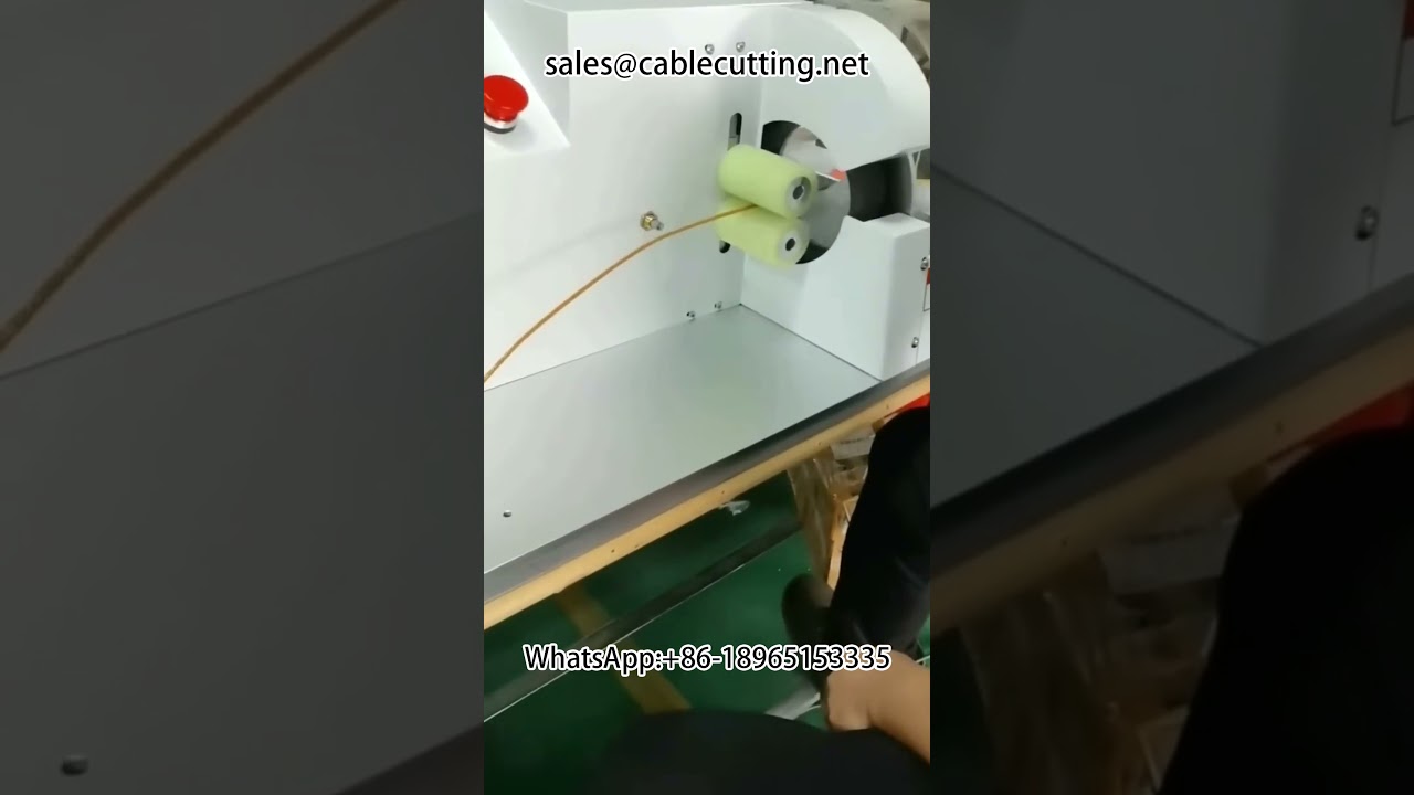 Macchina avvolgitrice a nastro completamente automatica | Attrezzatura per cablaggi #macchina #nastro #cablatura #fabbrica #automazione