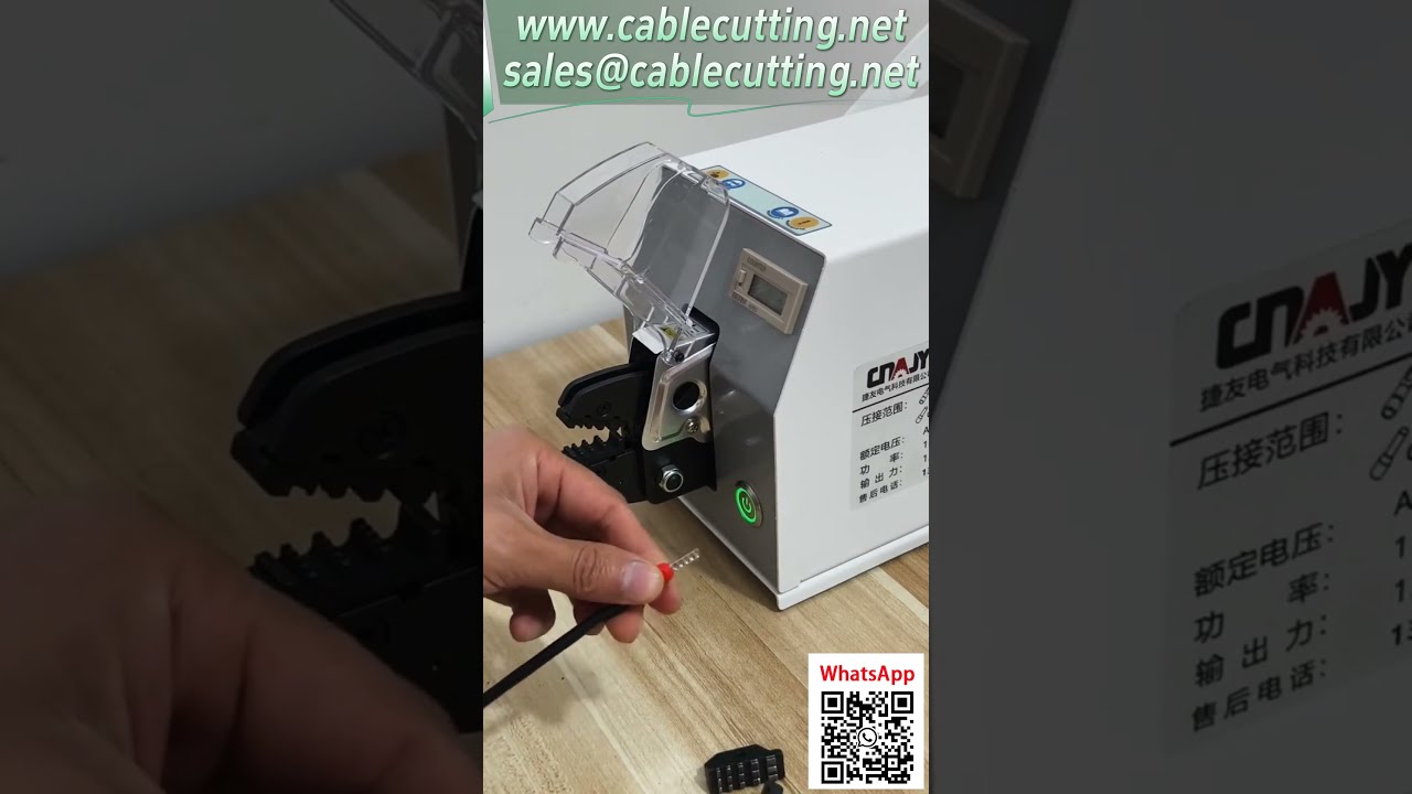 Crimpatrice Pneumatica 20EC per Terminali 16mm² | Copertura di Sicurezza e Stampo Intercambiabile