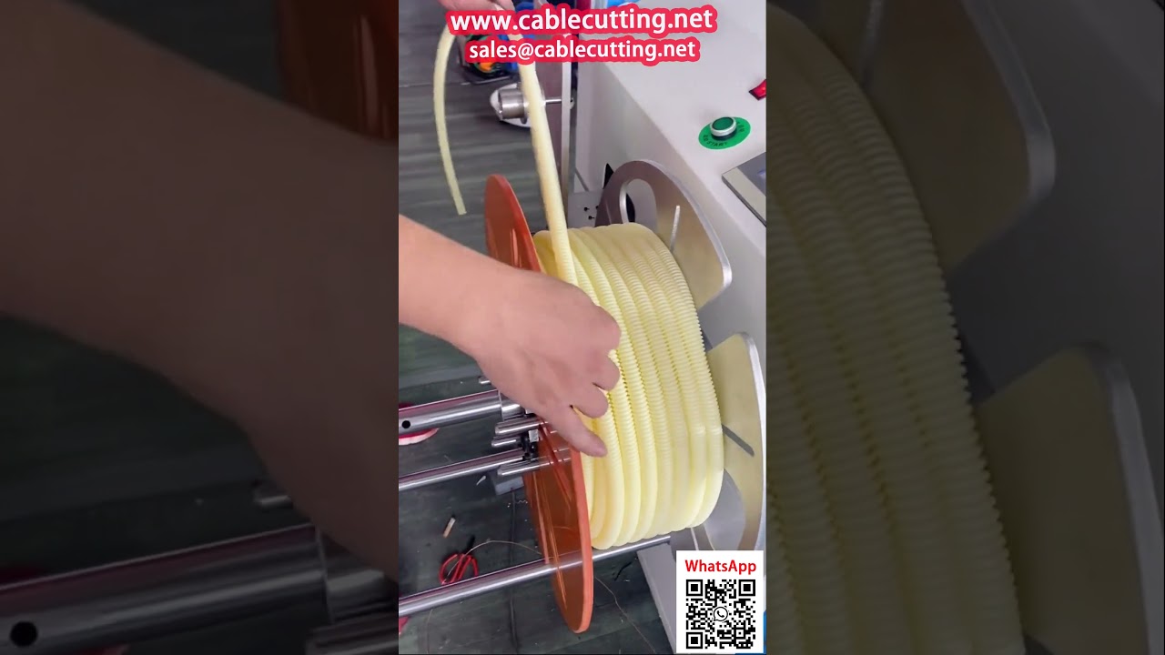 Avvolgitrice e posatrice automatica per tubi corrugati – Massima efficienza in automazione