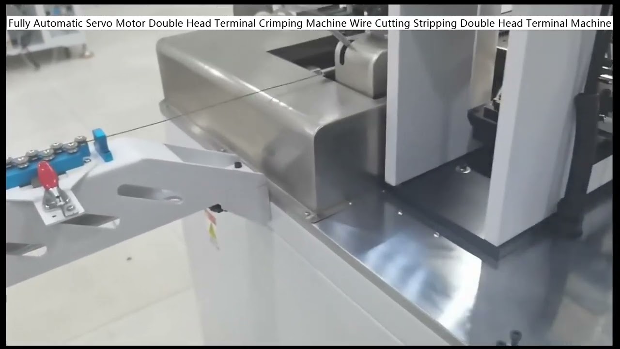 Macchina Crimpatrice Automatica a Doppia Testa con Motore Servo per Taglio e Spellatura Fili