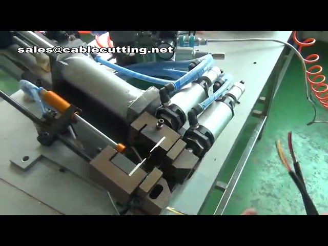 Spellatrice Pneumatica per Cavi: Macchina Stripper Automatica per Cavi Elettrici