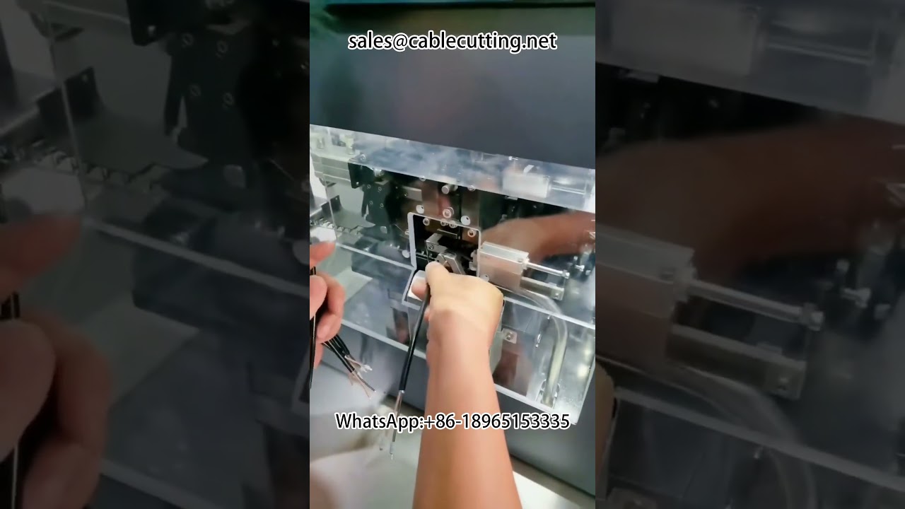 Macchina automatica per spellatura e crimpatura connettori impermeabili | Attrezzatura automazione