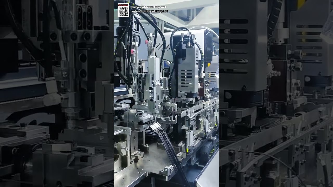 Macchina automatica professionale per crimpatura terminali e assemblaggio connettori
