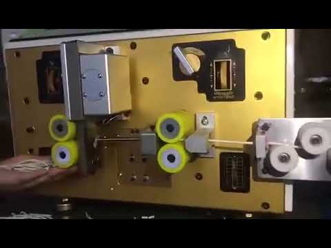 Macchina Spellafili Computerizzata con Alimentatore e Raddrizzatore a Ruote per Cavi