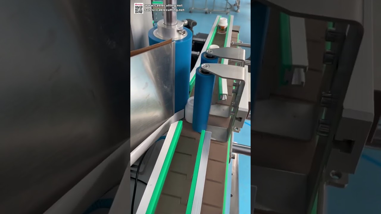 Etichettatrice automatica professionale per bottiglie rotonde – Applicatore di adesivi per barattoli e contenitori