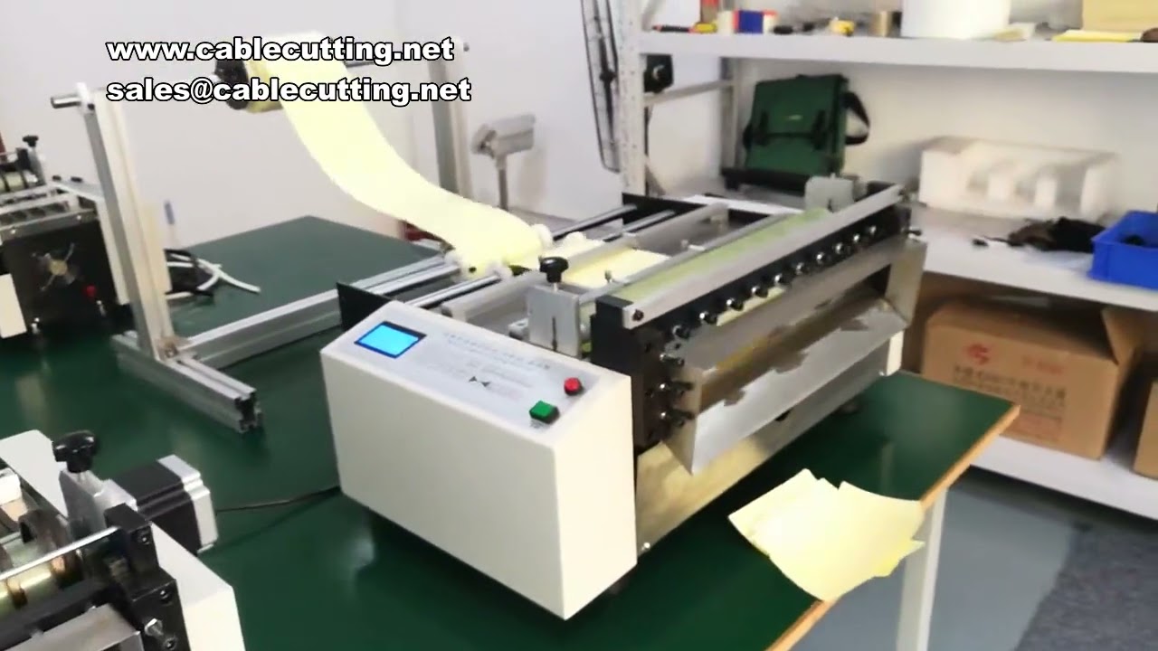 Macchina automatica per taglio film PVC, PET e bubble: precisione e automazione