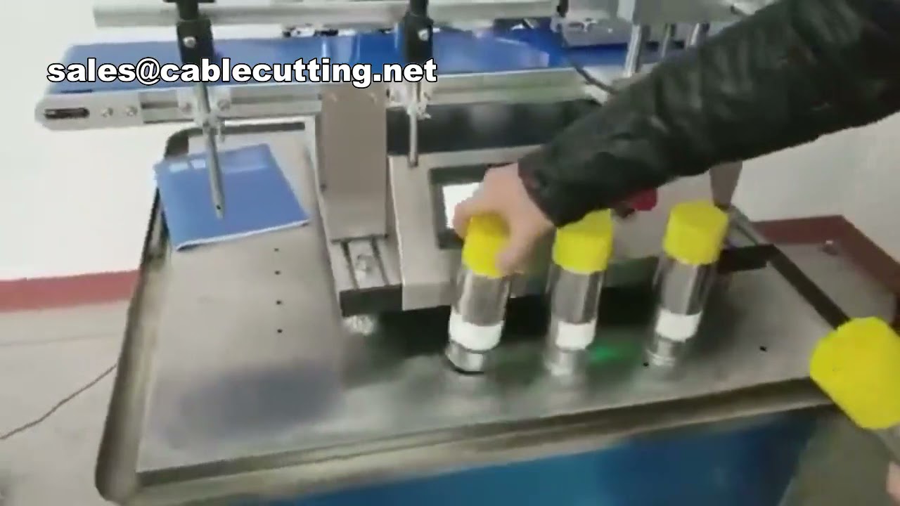 Etichettatrice a induzione per bottiglie rotonde, barattoli e lattine – Macchina da tavolo