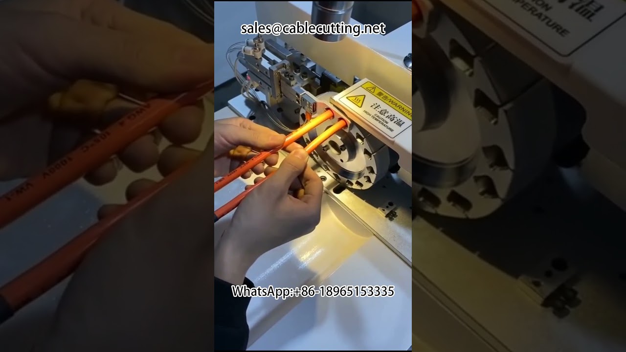 Macchina per terminali cablaggi automotive con termoretraibile | Macchina termoretraibile per cablaggi #automazione