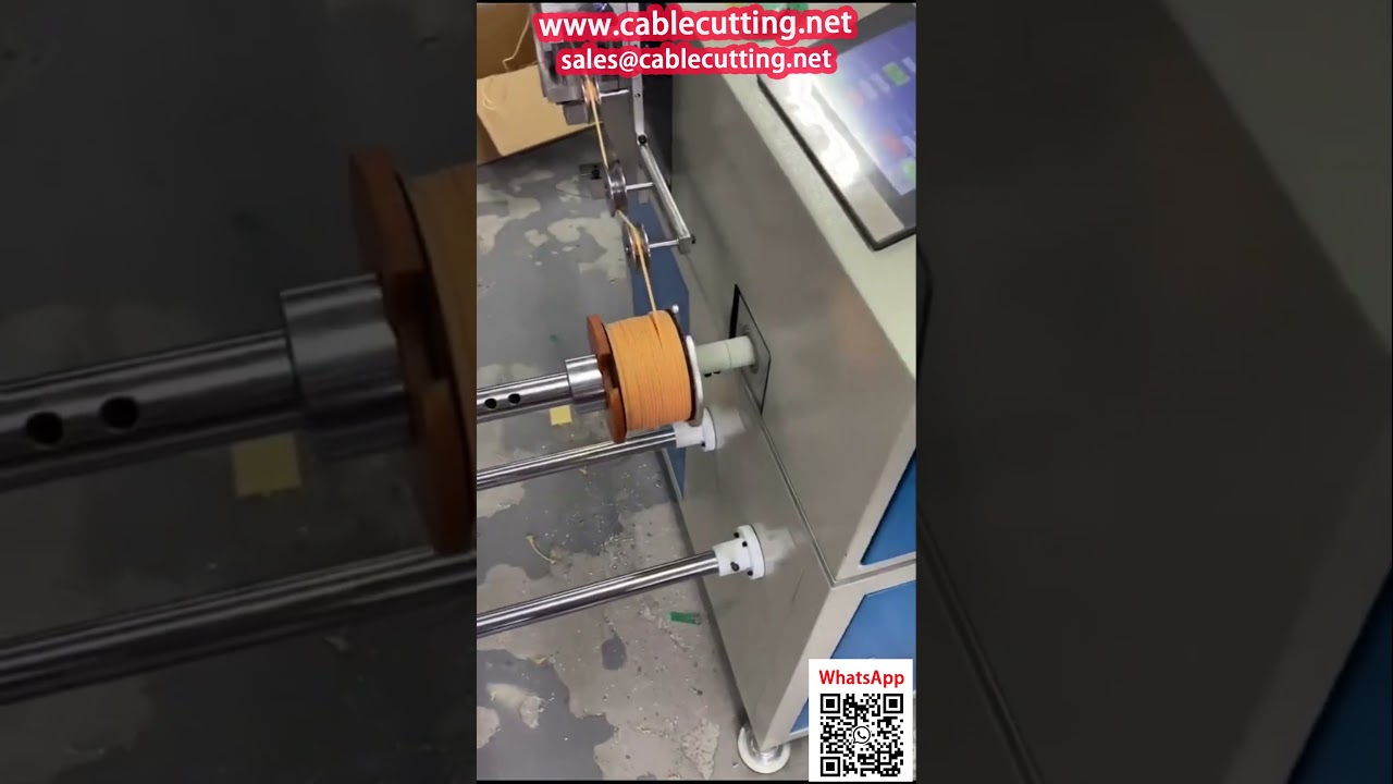 Avvolgimento di precisione per cordone di cotone con stratificazione automatica e contatore metraggio