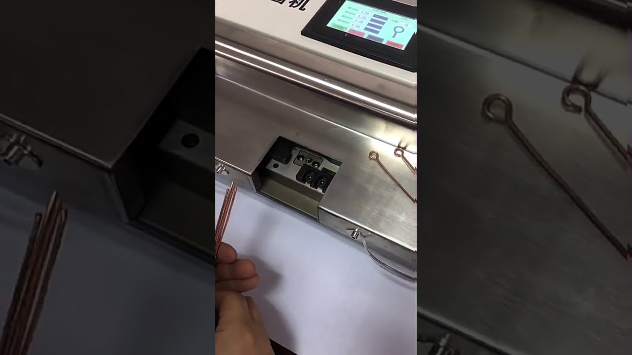 Piegatrice ad Alta Precisione per Ganci e Anelli Metallici - Macchina per Curvatura Fili Speciali