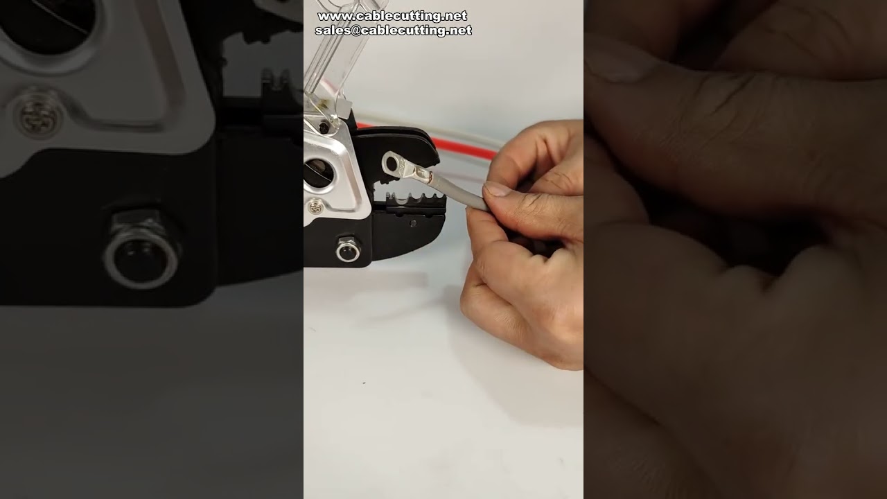 Crimpatrice Pneumatica AM-10 per Terminali Nudi – Crimpatura a Indentazione di Precisione