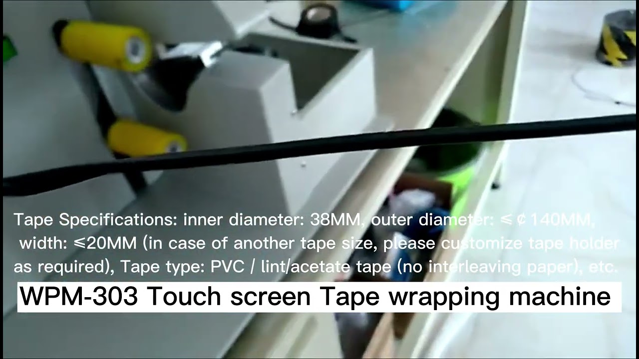 WPM-303: Macchina Nastratrice Automatica con Touch Screen per Cablaggi