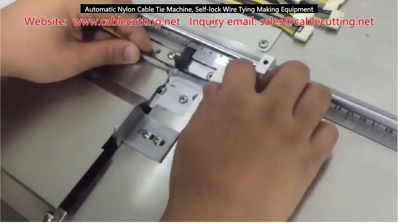 Macchina Automatica per Fascette in Nylon – Attrezzatura Autobloccante per Legatura Cavi