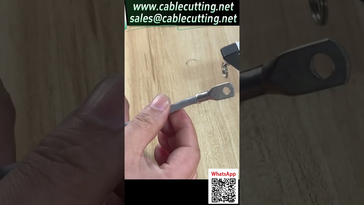 Crimpatrice Pneumatica 120L per Capocorda Rame a Forma B | Connessioni Precise