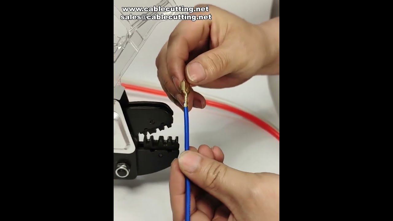 Macchina Crimpatrice Terminali Pneumatica Multifunzione - Dimostrazione #fabbrica #macchina
