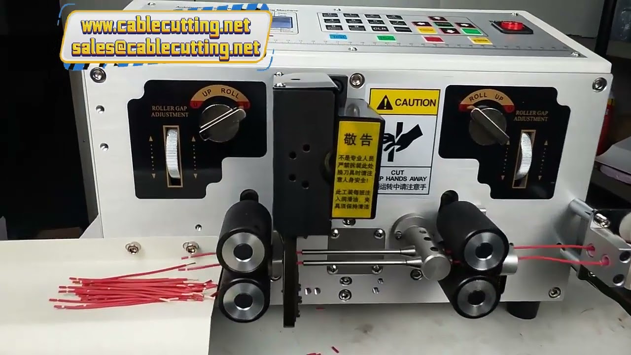 Macchina Taglia e Spellafili Automatica per Cablaggi e Cavi Computer | Diametro Max 2,5 mm² (AWG1)