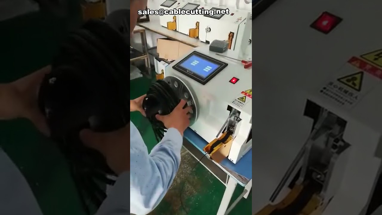 Macchina automatica per avvolgimento e legatura filo - Demo prodotto