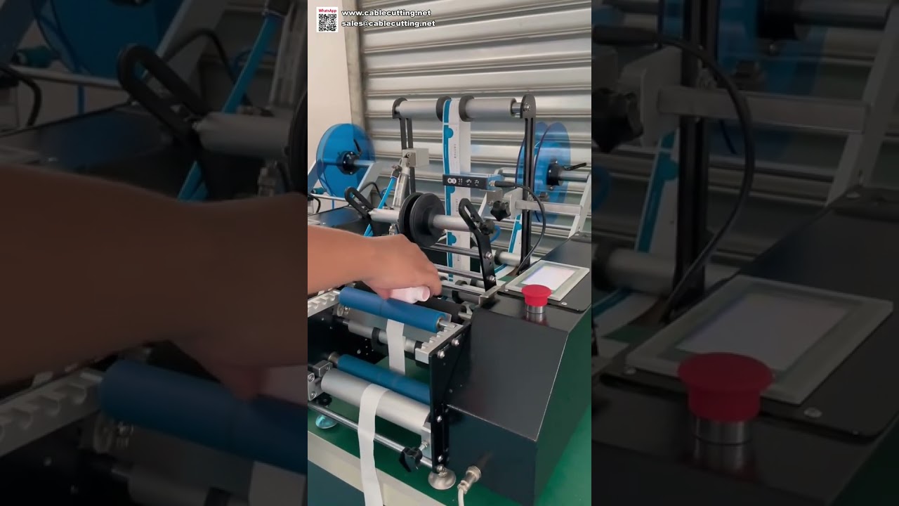 Etichettatrice semiautomatica per bottiglie rotonde a velocità regolabile - Ideale per piccoli lotti