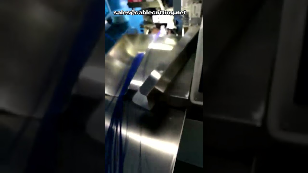 Macchina crimpatrice automatica per terminali con taglio e spelatura fili integrati