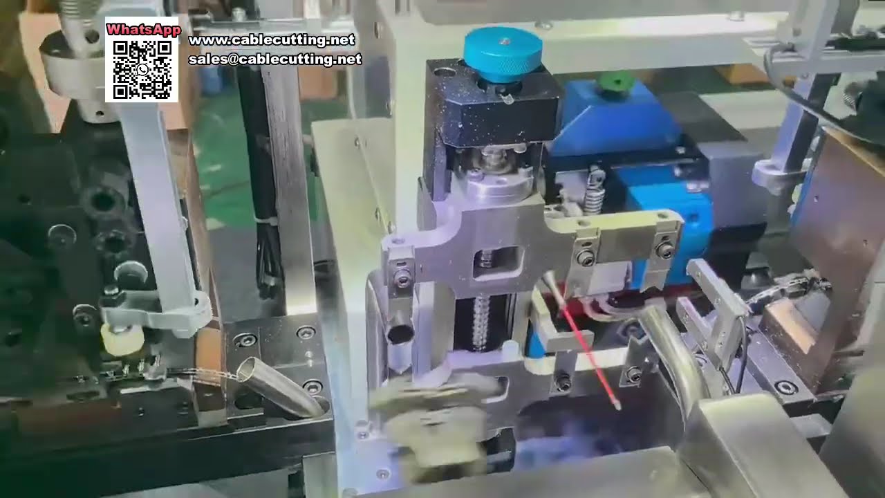 Macchina Crimpatrice Automatica per Fili Singoli a Doppia Testa con Servocomando Full Servo ad Alta Efficienza