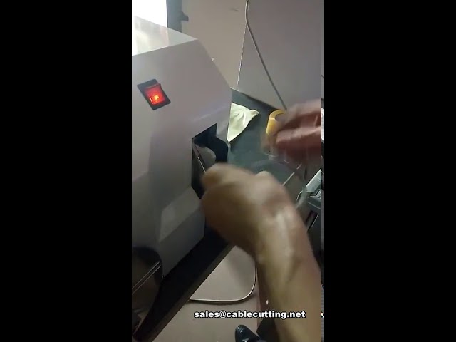 Macchina legacavi per cavi freno: avvolgimento e legatura automatica