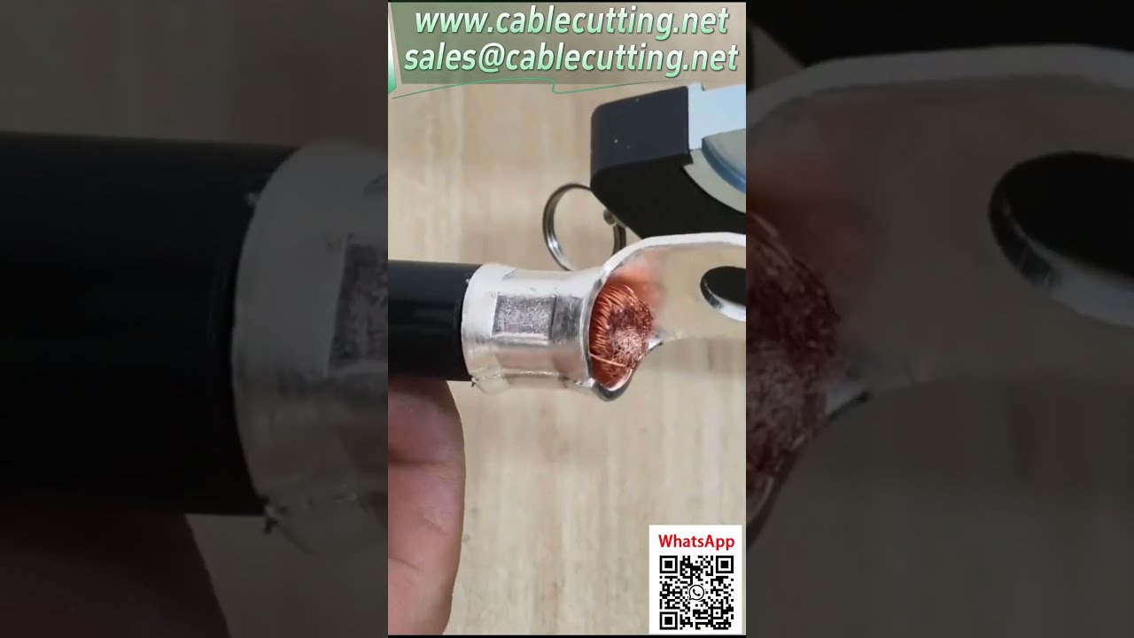 Pressacavo idraulico automatico 500A: 9 tonnellate, 6-300 mm², testa B a 6 denti | Macchina per crimpatura industriale