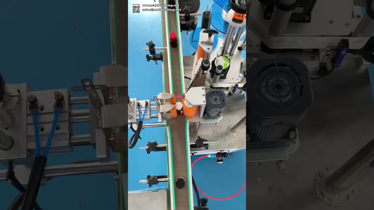 Etichettatrice di Precisione per Bottiglie Rotonde | Applicatore Affidabile di Etichette