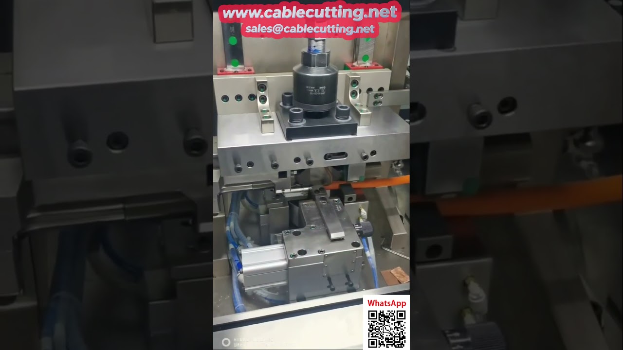 Saldatrice ad ultrasuoni per fasci di cavi di grande sezione – Saldatura automatica industriale