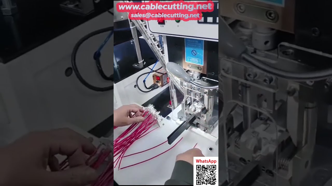 Pressa crimpatrice automatica su misura per spine a 3 poli – Alimentazione continua