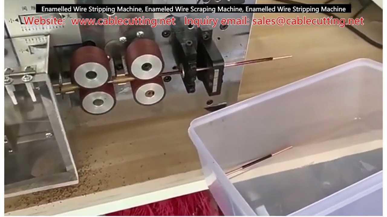 Macchina per spellatura e raschiatura fili smaltati – Automazione industriale di precisione