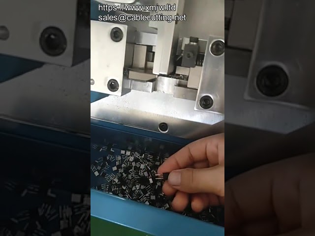 Macchina per taglio e piegatura reofori transistor di potenza - Confezionamento in tubo automatico