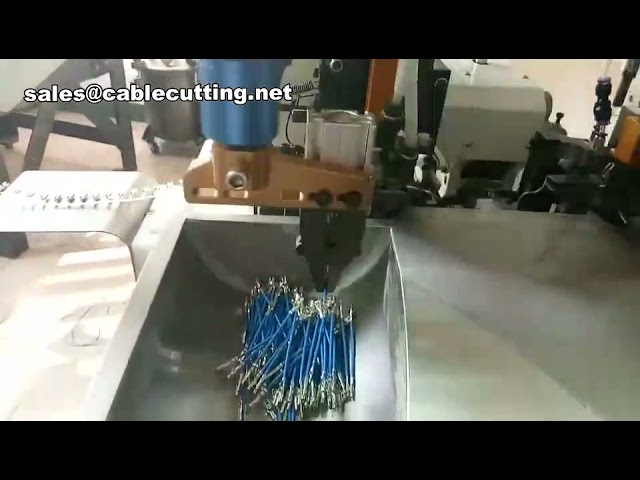 Macchina Crimpatrice Automatica per Terminali con Doppia Testa - Taglio e Spellatura Cavi