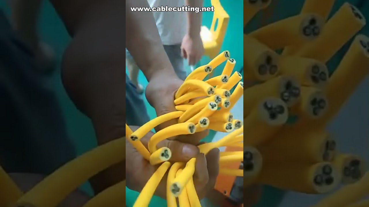 Tagliacavi Pneumatico Industriale - Macchina per Taglio Cavi di Grande Diametro