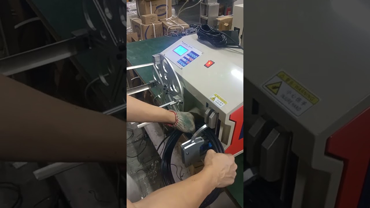 Avvolgitrice e Legatrice Automatica a Velocità Variabile: Rapida, Semplice e Senza Fatica #fabbrica #macchina