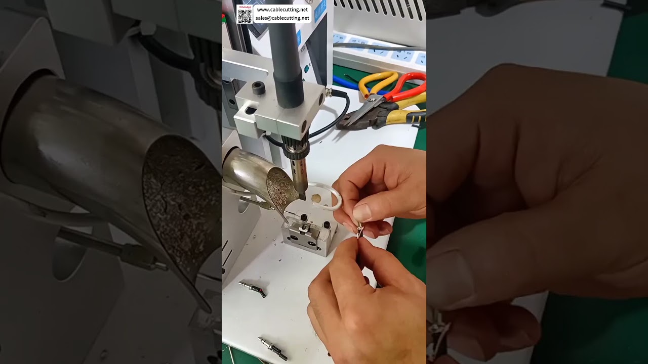 Saldatrice per spine a 3 poli: facile da usare, produzione veloce per assemblaggio cavi