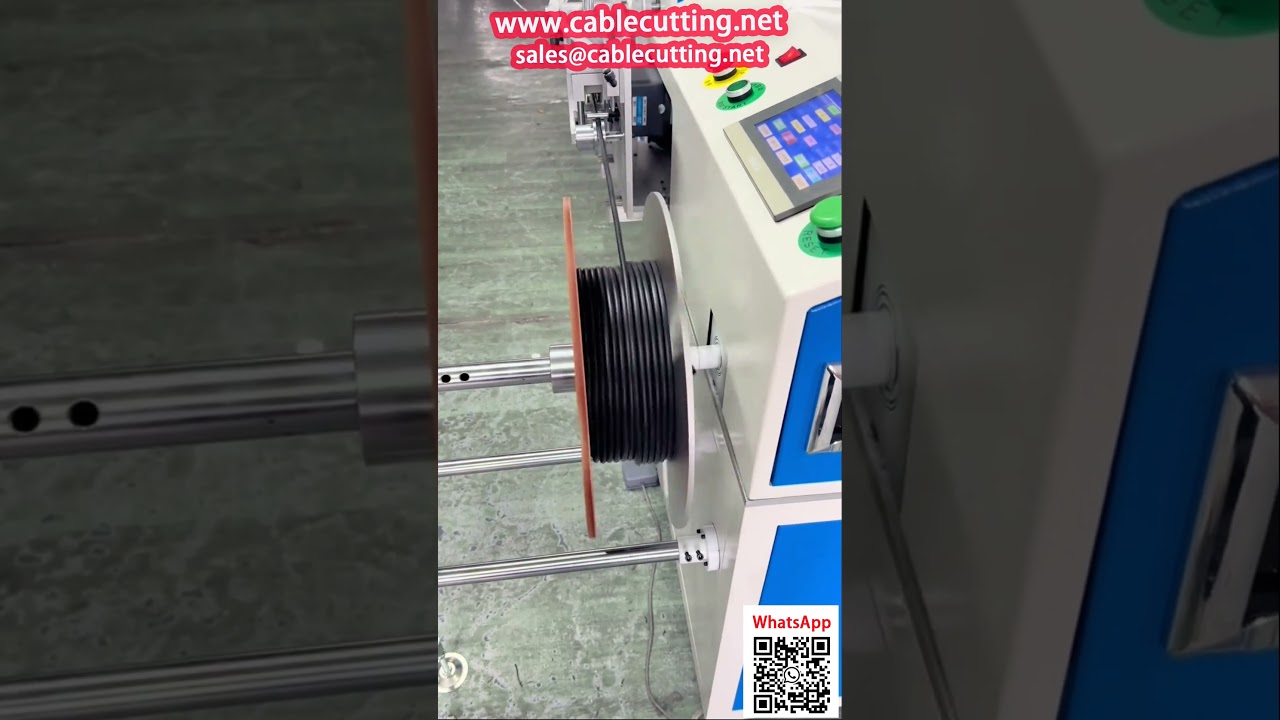 Machine Automatique de Comptage, Alignement, Enroulage et Coupe pour Câble Réseau