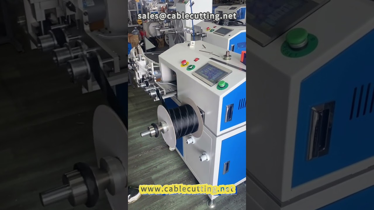 Avvolgitore automatico per tubi intrecciati da 90 m | Macchina per lavorazione fili e cavi intrecciati