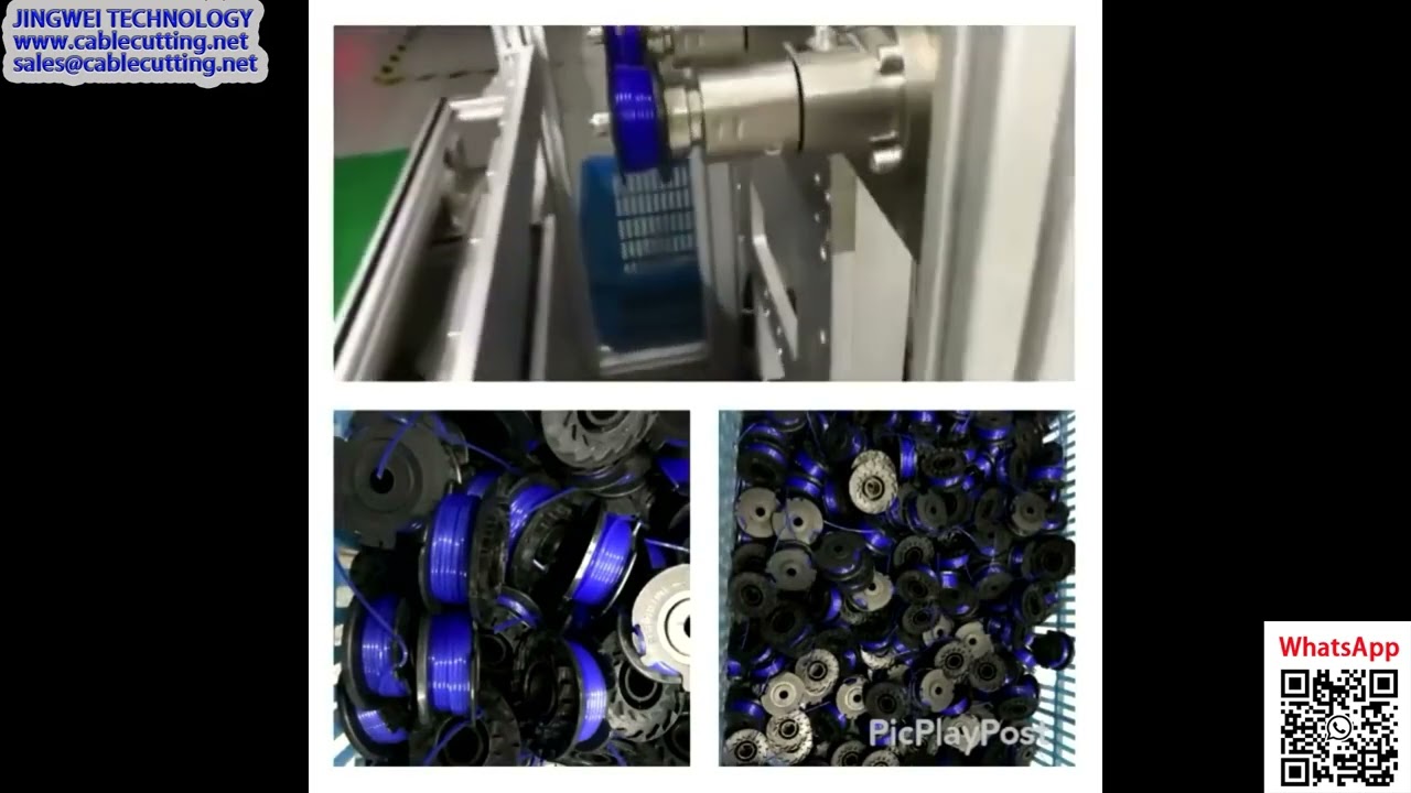 Macchina Avvolgitrice Automatica per Bobine di Testa Decespugliatore