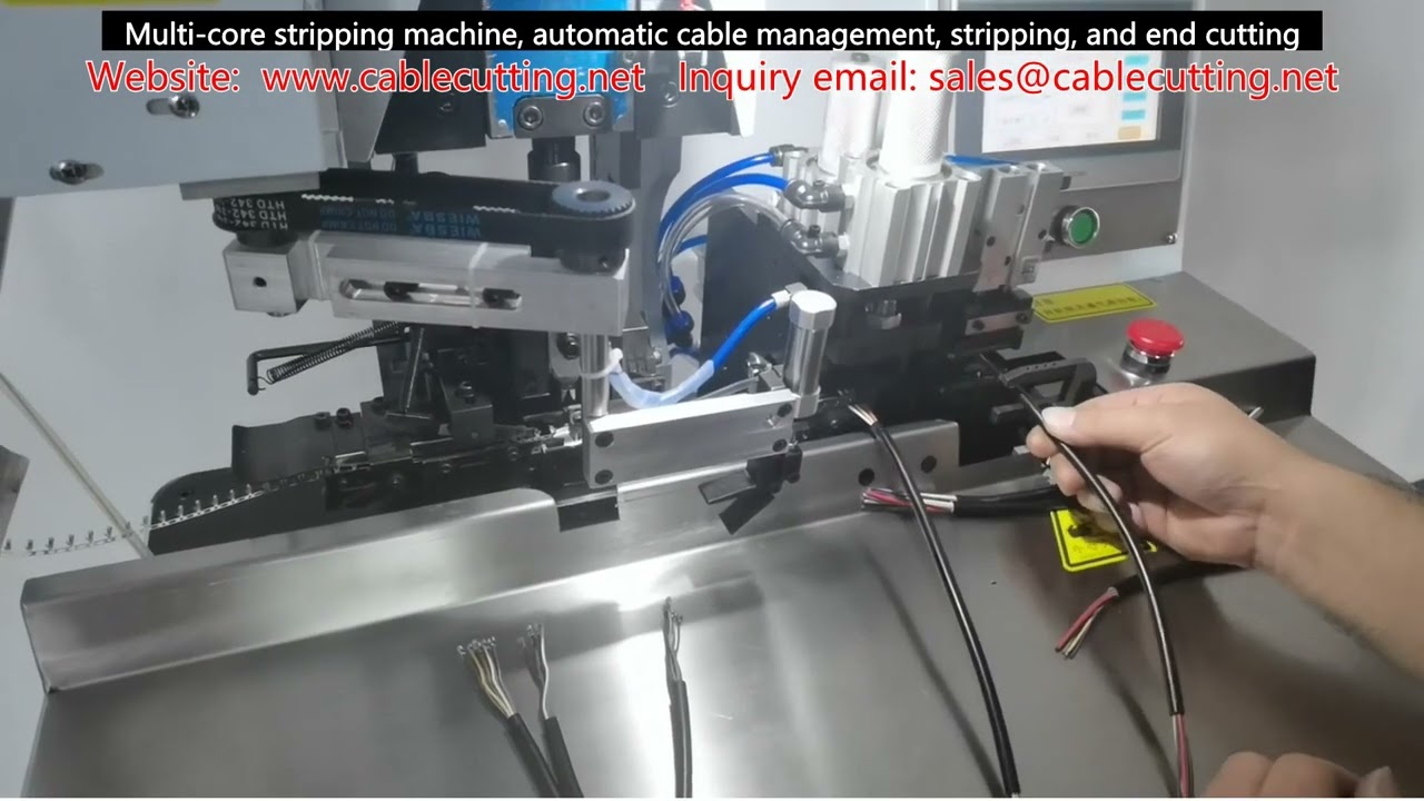 Macchina semiautomatica per terminali di cablaggio | Alta efficienza e precisione